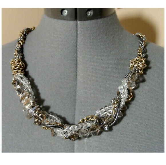 Ann Taylor LOFT Fancy Necklace Vintage chain look - Picture 6 of 8